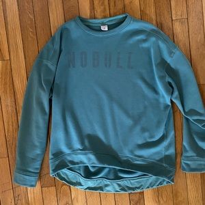 NOBULL womens small teal crew neck